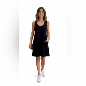 Zara Black Mini Dress with Pockets